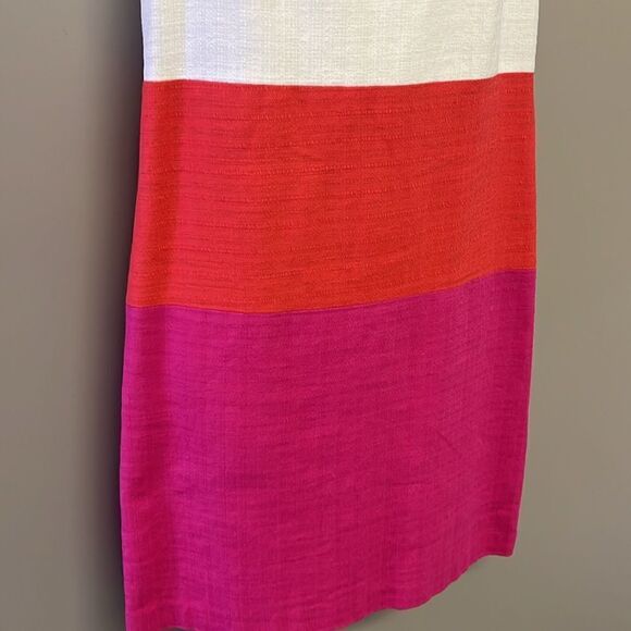 Talbots Women’s Color Block Sleeveless Sheath Dress- Size 10 - Picture 5 of 13